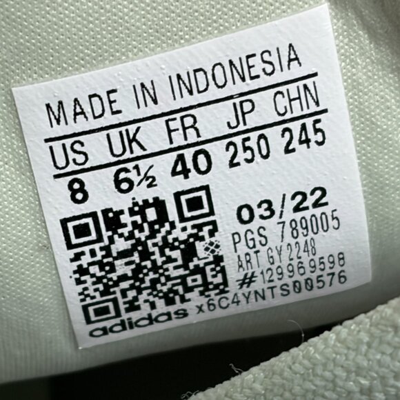 Adidas Questar Women's Athletic Running Shoes Light Green White Size 8 - Picture 8 of 8